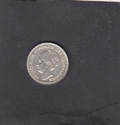 Beschrijving: 1/2 Gulden WILHELMINA 